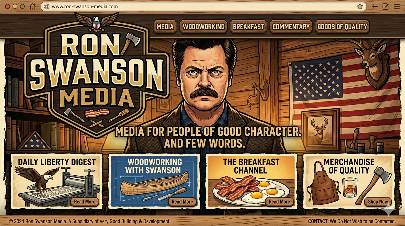 Ron Swanson Media website